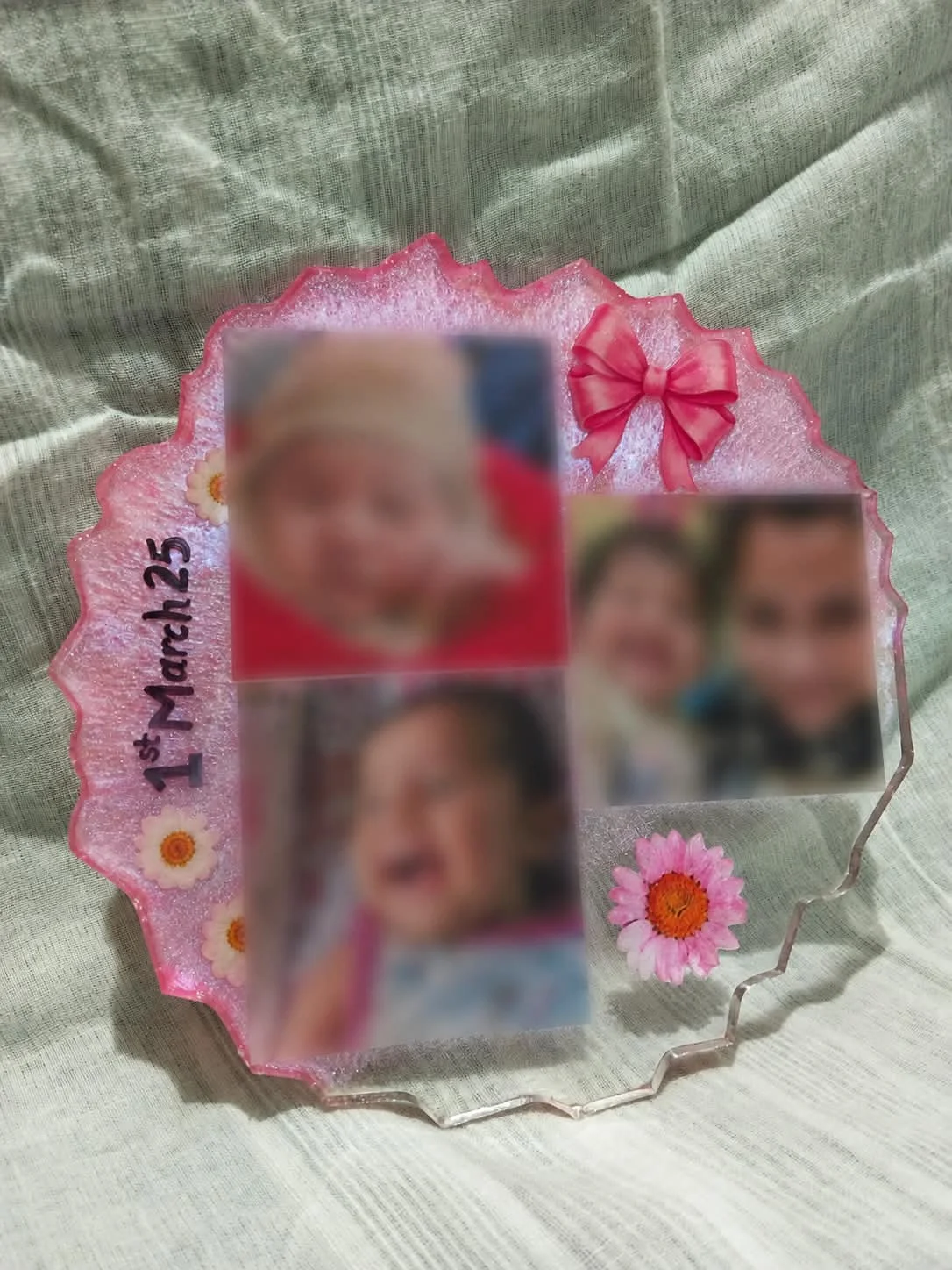 Layered paper greeting card for special celebrations